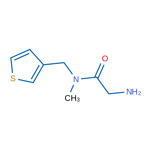 2-Amino-N-methyl-N-(thiophen-3-ylmethyl)acetamide 1g