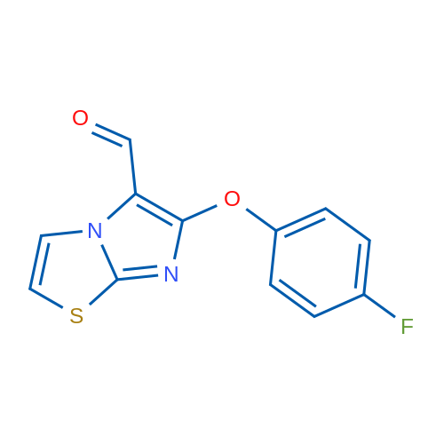 6-(4-Fluorophenoxy)imidazo[2,1-b][1,3]thiazole-5-carbaldehyde 1g