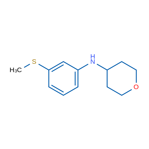 N-[3-(Methylsulfanyl)phenyl]oxan-4-amine 10g