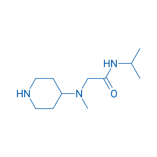 2-[Methyl(piperidin-4-yl)amino]-N-(propan-2-yl)acetamide 100mg