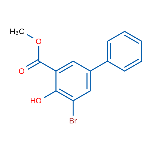Methyl 5-bromo-4-hydroxy-[1,1'-biphenyl]-3-carboxylate 1g