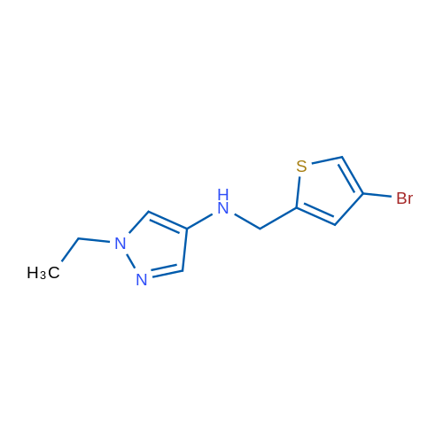 N-[(4-Bromothiophen-2-yl)methyl]-1-ethyl-1H-pyrazol-4-amine 1g
