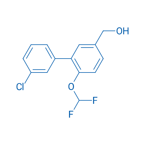 [1,1'-Biphenyl]-3-methanol, 3'-chloro-6-(difluoromethoxy)- 1g