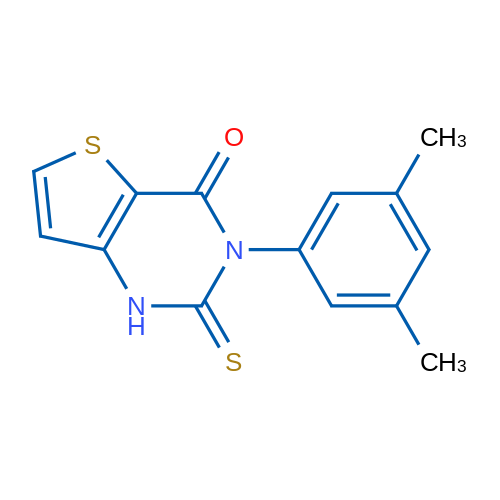 3-(3,5-Dimethylphenyl)-2-sulfanylidene-1H,2H,3H,4H-thieno[3,2-d]pyrimidin-4-one 1g