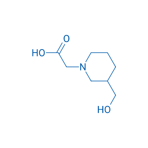 2-(3-(Hydroxymethyl)piperidin-1-yl)acetic acid 100mg