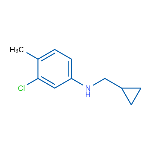 3-Chloro-N-(cyclopropylmethyl)-4-methylaniline 1g