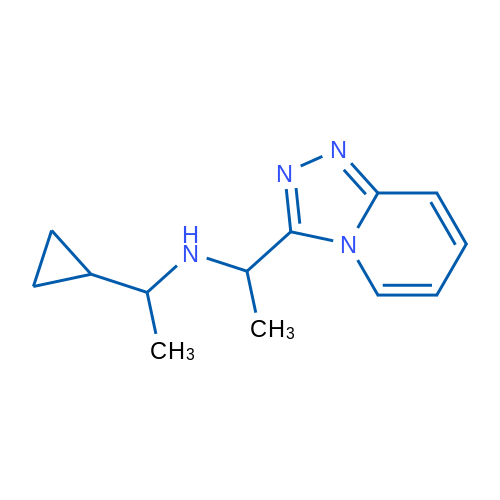 (1-Cyclopropylethyl)(1-{[1,2,4]triazolo[4,3-a]pyridin-3-yl}ethyl)amine 1g