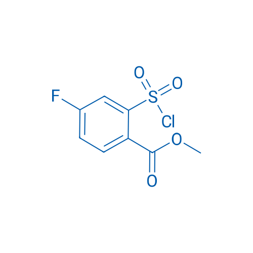 Methyl 2-(chlorosulfonyl)-4-fluorobenzoate 100mg