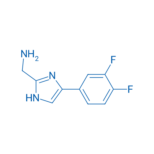 (4-(3,4-Difluorophenyl)-1H-imidazol-2-yl)methanamine 250mg