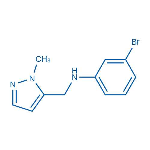 3-Bromo-N-[(1-methyl-1H-pyrazol-5-yl)methyl]aniline 1g