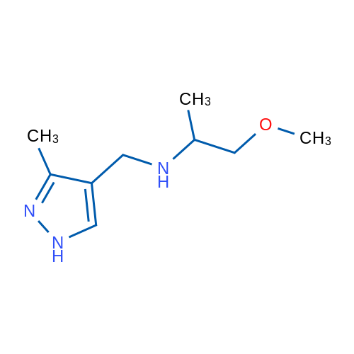 (1-Methoxypropan-2-yl)[(3-methyl-1H-pyrazol-4-yl)methyl]amine 1g