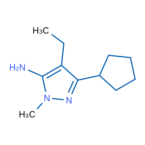 3-Cyclopentyl-4-ethyl-1-methyl-1h-pyrazol-5-amine 5g