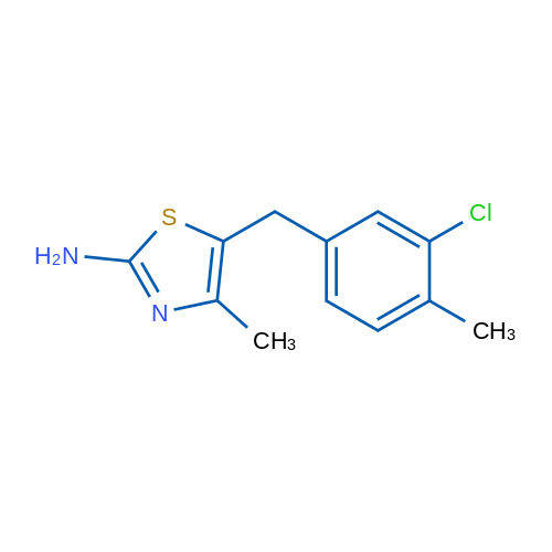 5-(3-Chloro-4-methylbenzyl)-4-methylthiazol-2-amine 1g