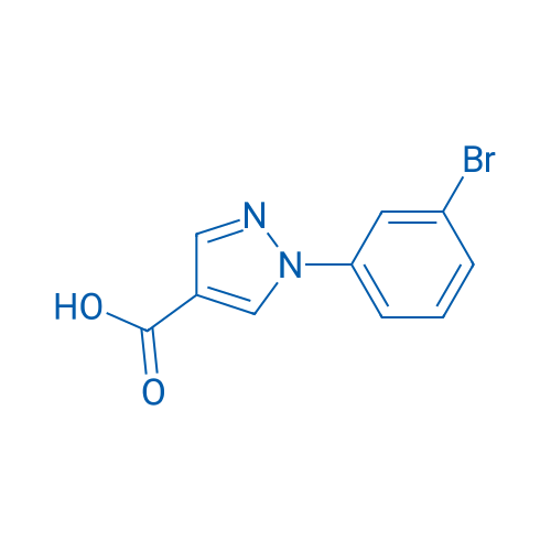 1-(3-Bromophenyl)-1H-pyrazole-4-carboxylic acid 250mg