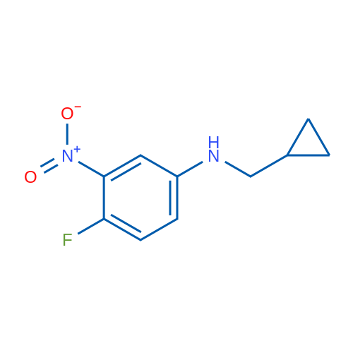 N-(Cyclopropylmethyl)-4-fluoro-3-nitroaniline 1g