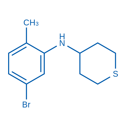 N-(5-Bromo-2-methylphenyl)thian-4-amine 1g