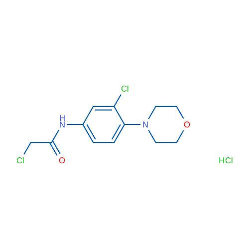 2-CHloro-n-(3-chloro-4-morpholin-4-ylphenyl)acetamide hydrochloride 5g