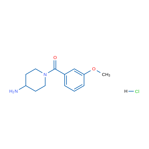(4-Aminopiperidin-1-yl)(3-methoxyphenyl)methanone hydrochloride 1g