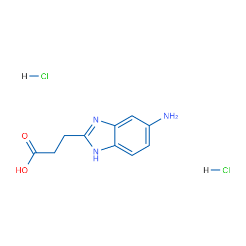 3-(5-Amino-1H-benzo[d]imidazol-2-yl)propanoic acid dihydrochloride 5g