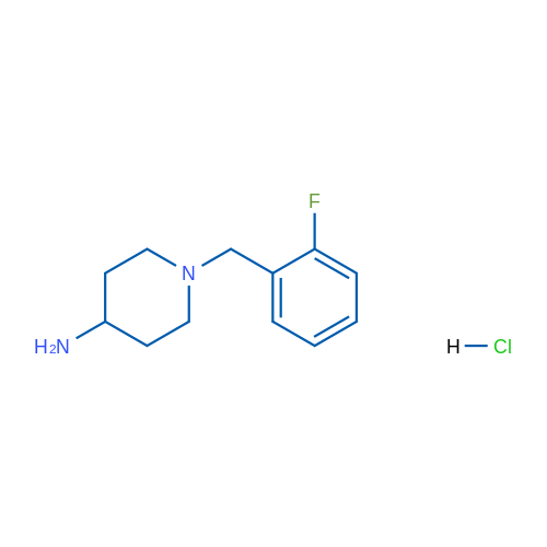 1-(2-Fluorobenzyl)piperidin-4-amine hydrochloride 1g