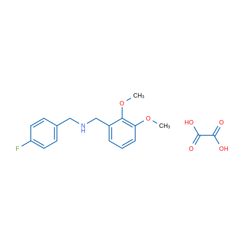 N-(2,3-Dimethoxybenzyl)-1-(4-fluorophenyl)methanamine oxalate 5g