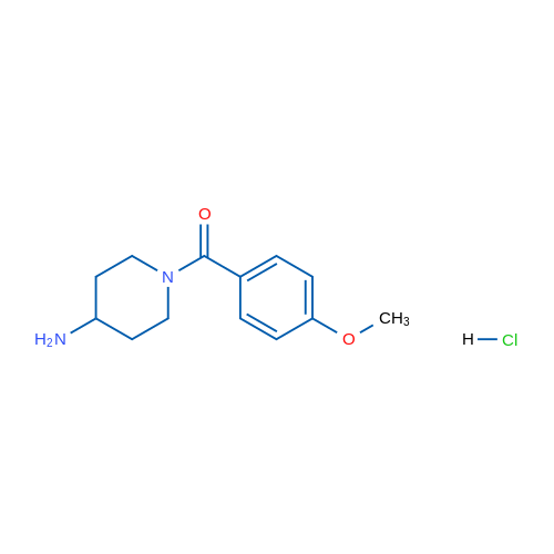(4-Aminopiperidin-1-yl)(4-methoxyphenyl)methanone hydrochloride 1g