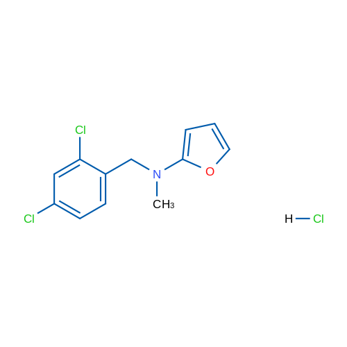 N-(2,4-Dichlorobenzyl)-N-methylfuran-2-amine hydrochloride 1g