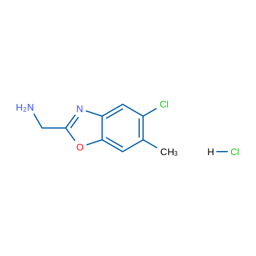 (5-Chloro-6-methylbenzo[d]oxazol-2-yl)methanamine hydrochloride 5g