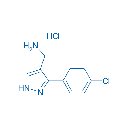 {[3-(4-chlorophenyl)-1H-pyrazol-4-yl]methyl}amine hydrochloride 1g