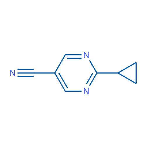 2-Cyclopropylpyrimidine-5-carbonitrile 250mg