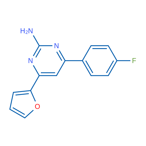 4-(4-Fluorophenyl)-6-(furan-2-yl)pyrimidin-2-amine 100g