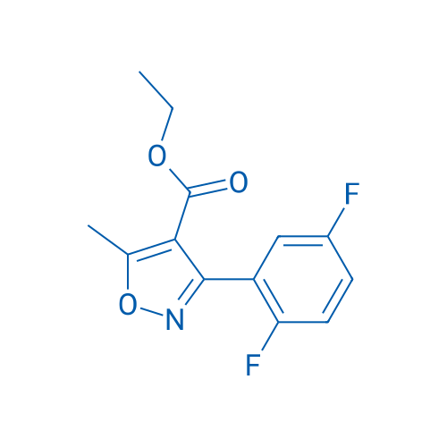 3-(2,5-Difluoro-phenyl)-5-methyl-isoxazole-4-carboxylic acid ethyl ester 5g