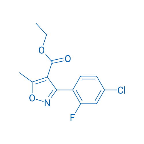 3-(4-Chloro-2-fluoro-phenyl)-5-methyl-isoxazole-4-carboxylic acid ethyl ester 5g