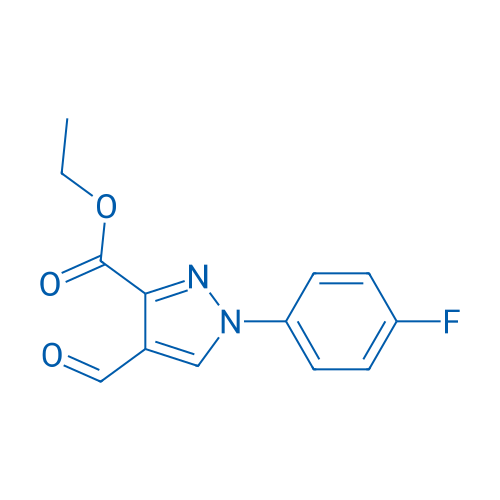 Ethyl 1-(4-fluorophenyl)-4-formyl-1H-pyrazole-3-carboxylate 1g