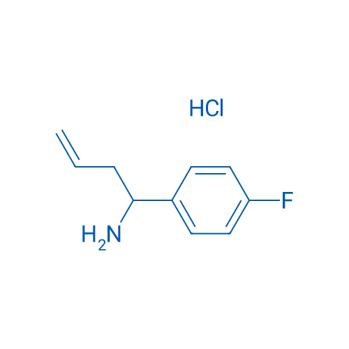 1-(4-Fluorophenyl)but-3-en-1-amine hydrochloride 250mg