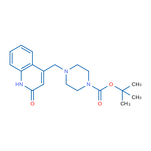 tert-Butyl 4-((2-oxo-1,2-dihydroquinolin-4-yl)methyl)piperazine-1-carboxylate 1g