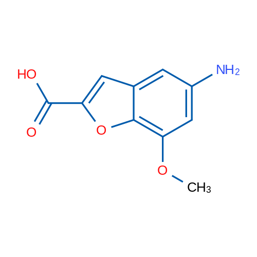5-Amino-7-methoxybenzofuran-2-carboxylic acid 1g