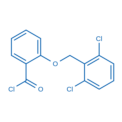 2-((2,6-Dichlorobenzyl)oxy)benzoyl chloride 250mg