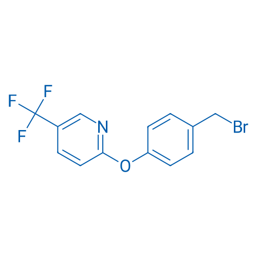 2-(4-(Bromomethyl)phenoxy)-5-(trifluoromethyl)pyridine 250mg