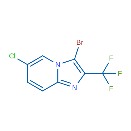 3-Bromo-6-chloro-2-(trifluoromethyl)imidazo[1,2-a]pyridine 1g