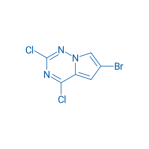 6-Bromo-2,4-dichloropyrrolo[2,1-f][1,2,4]triazine 1g