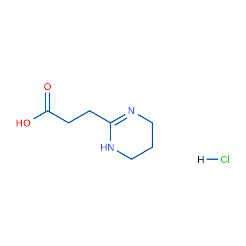 3-(1,4,5,6-Tetrahydropyrimidin-2-yl)propanoic acid hydrochloride 1g