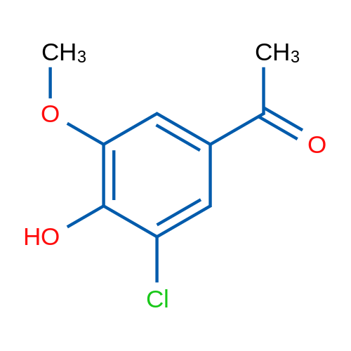1-(3-Chloro-4-hydroxy-5-methoxyphenyl)ethanone 1g