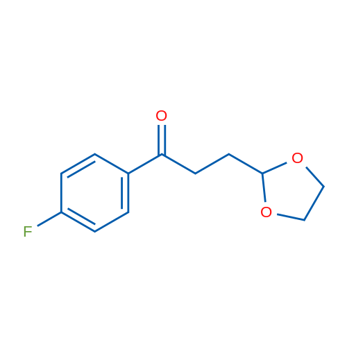 3-(1,3-Dioxolan-2-yl)-1-(4-fluorophenyl)propan-1-one 1g