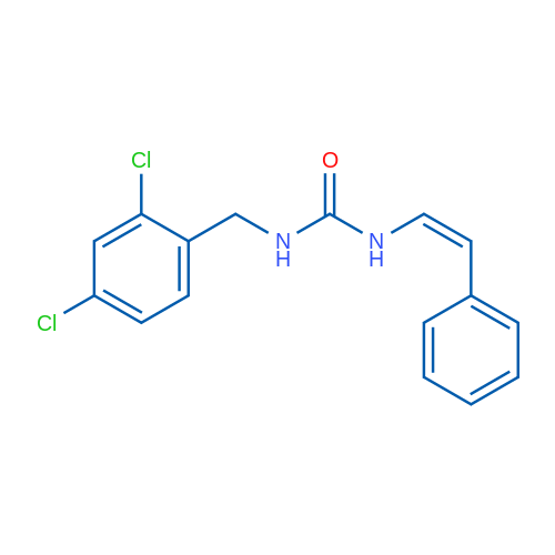 3-[(2,4-Dichlorophenyl)methyl]-1-[(Z)-2-phenylethenyl]urea 1g