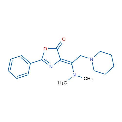 (4Z)-4-[1-(Dimethylamino)-2-(piperidin-1-yl)ethylidene]-2-phenyl-4,5-dihydro-1,3-oxazol-5-one 1g