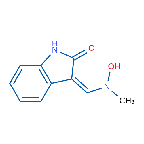(3Z)-3-{[hydroxy(methyl)amino]methylidene}-2,3-dihydro-1H-indol-2-one 1g