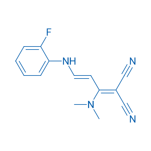 2-[(2E)-1-(Dimethylamino)-3-[(2-fluorophenyl)amino]prop-2-en-1-ylidene]propanedinitrile 1g