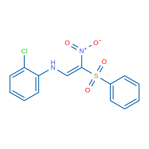 N-[(E)-2-(Benzenesulfonyl)-2-nitroethenyl]-2-chloroaniline 1g