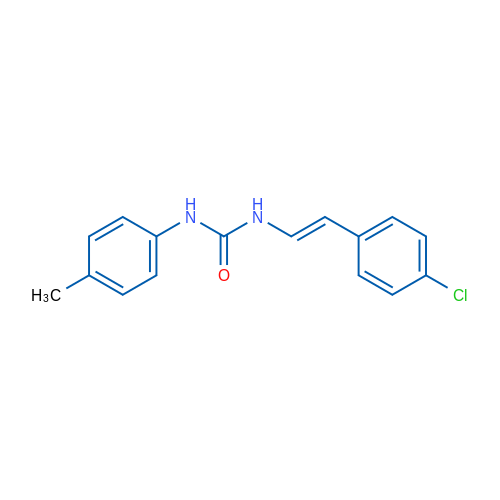 1-[(E)-2-(4-Chlorophenyl)ethenyl]-3-(4-methylphenyl)urea 1g